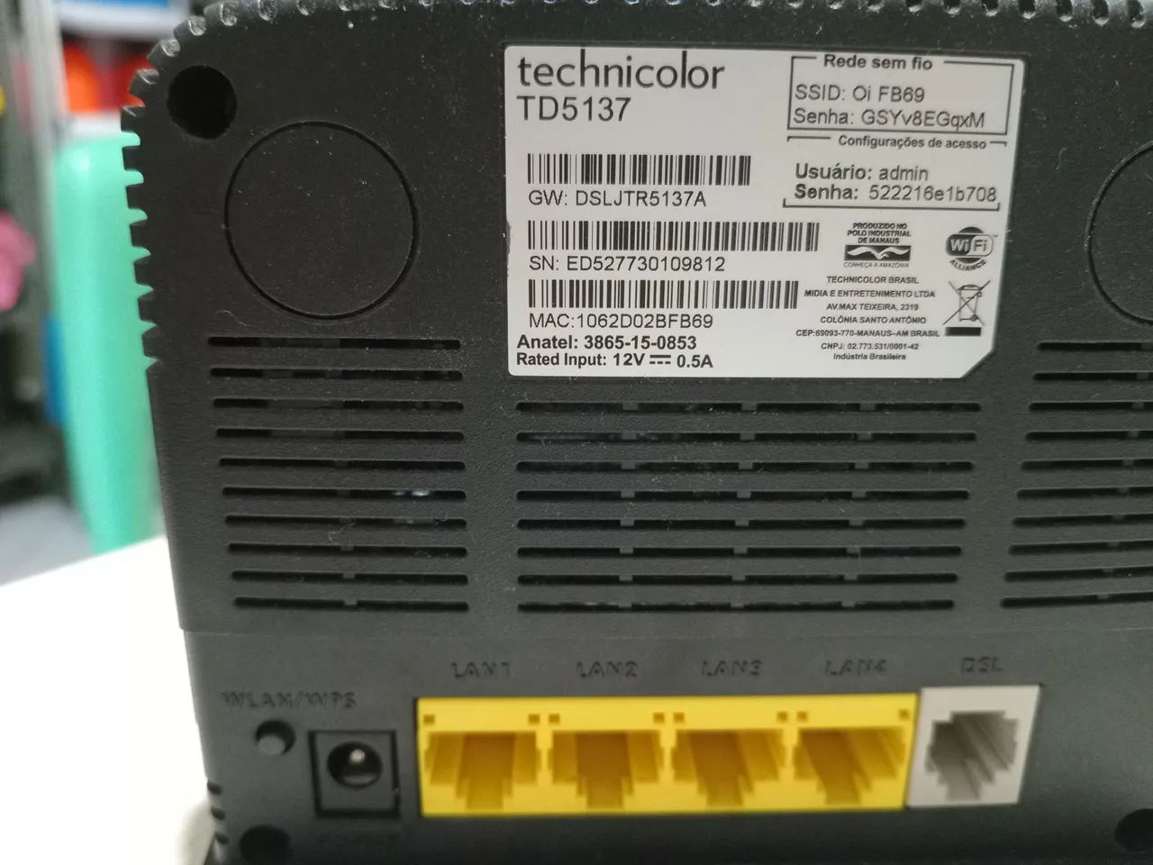 Modem Roteador Oi Technicolor - Foto 2