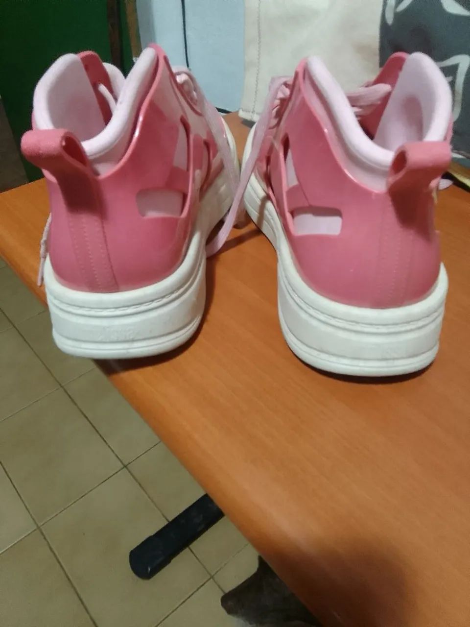 41_Tênis Rosa Feminino  - Foto 2