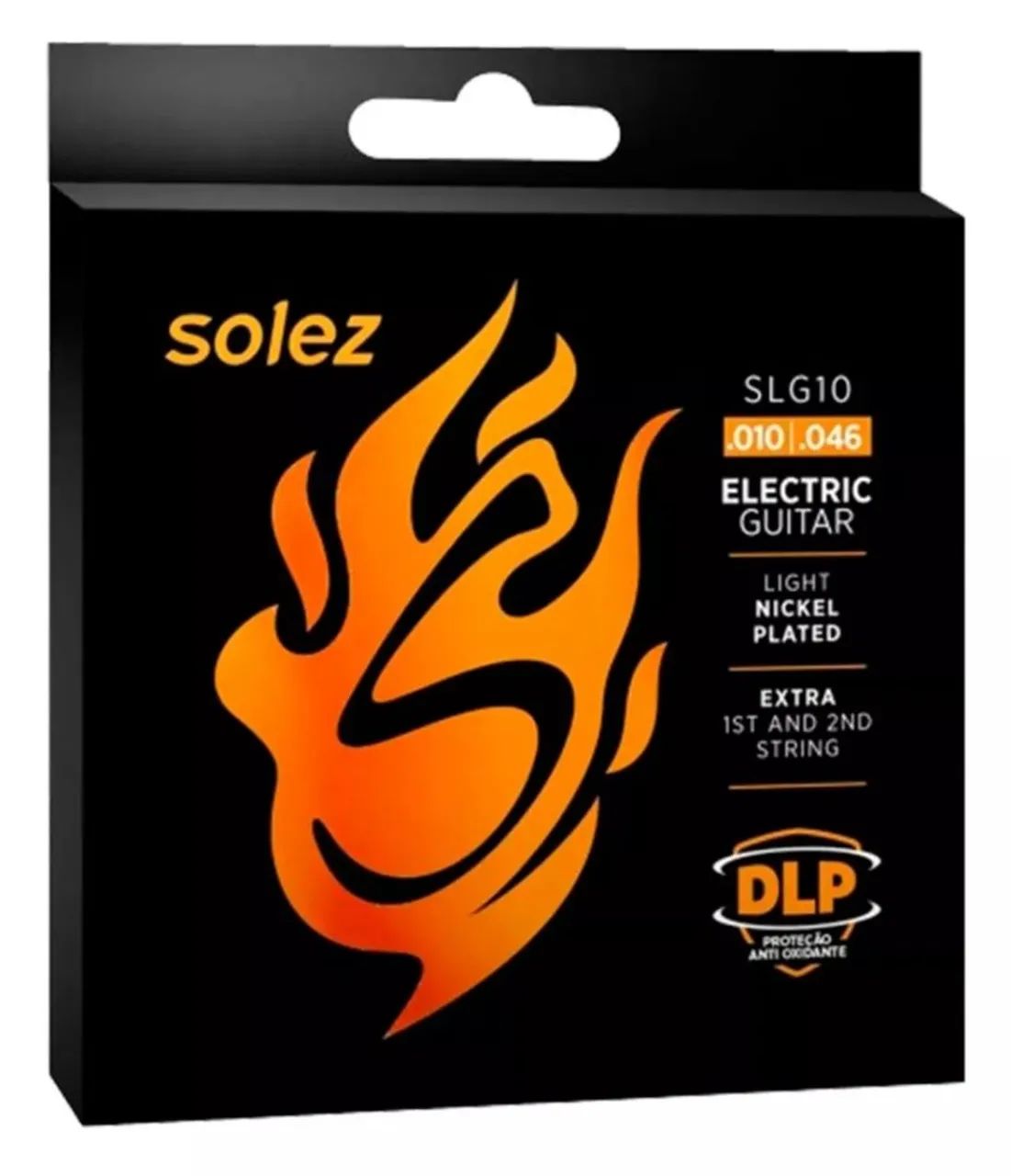 Encordoamento Cordas para Guitarra Solez .010 SLG10 e SLG10GA - Foto 2