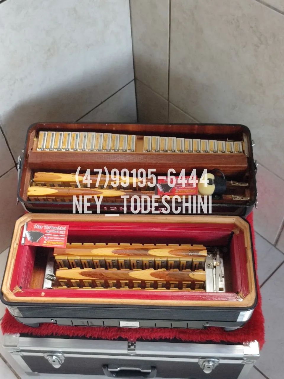 Acordeon Da Vinci Duplo Cassoto  - Foto 2