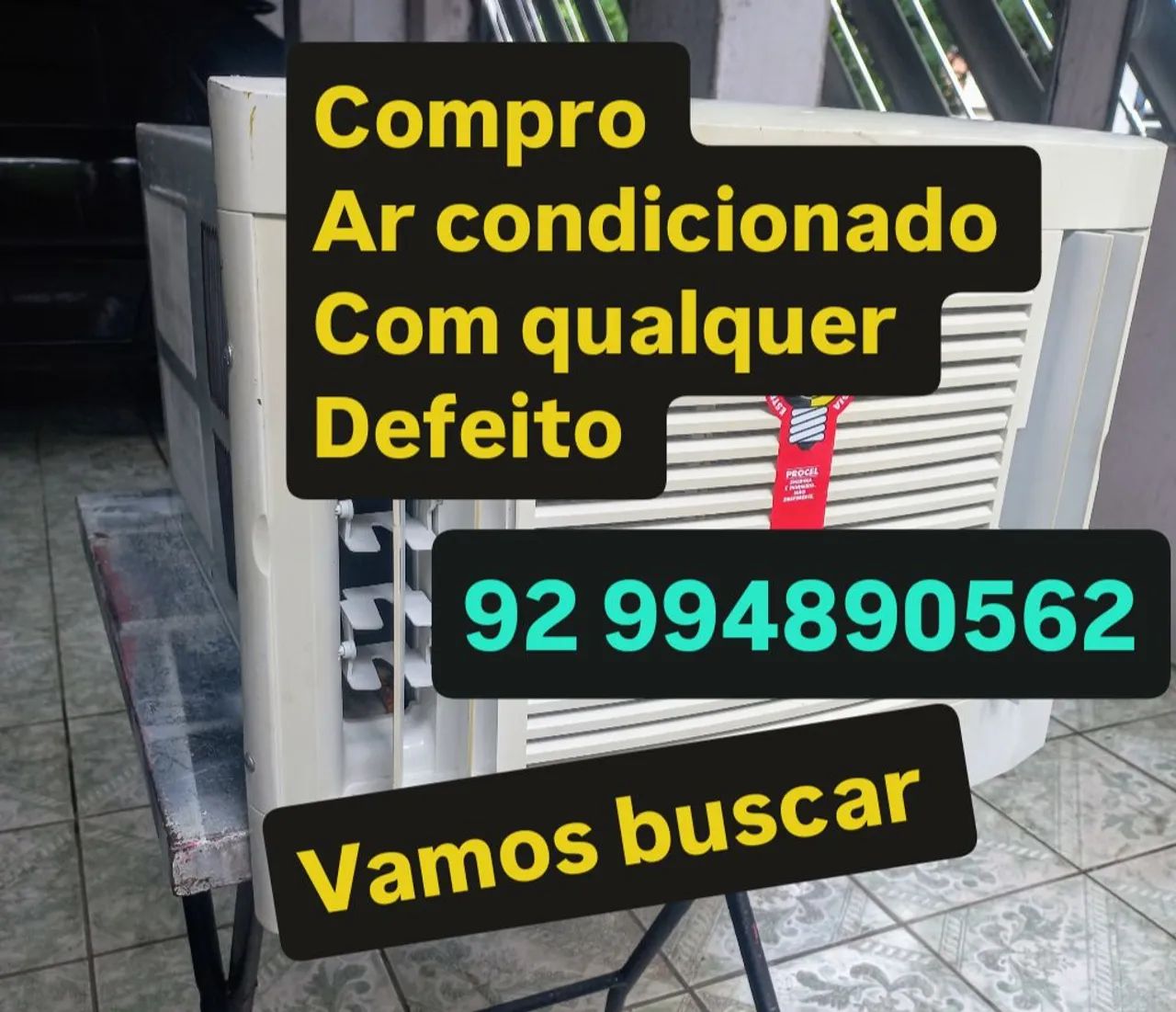 Ar condicionado com Defeito - Pago bem de 100 a 200 reais 