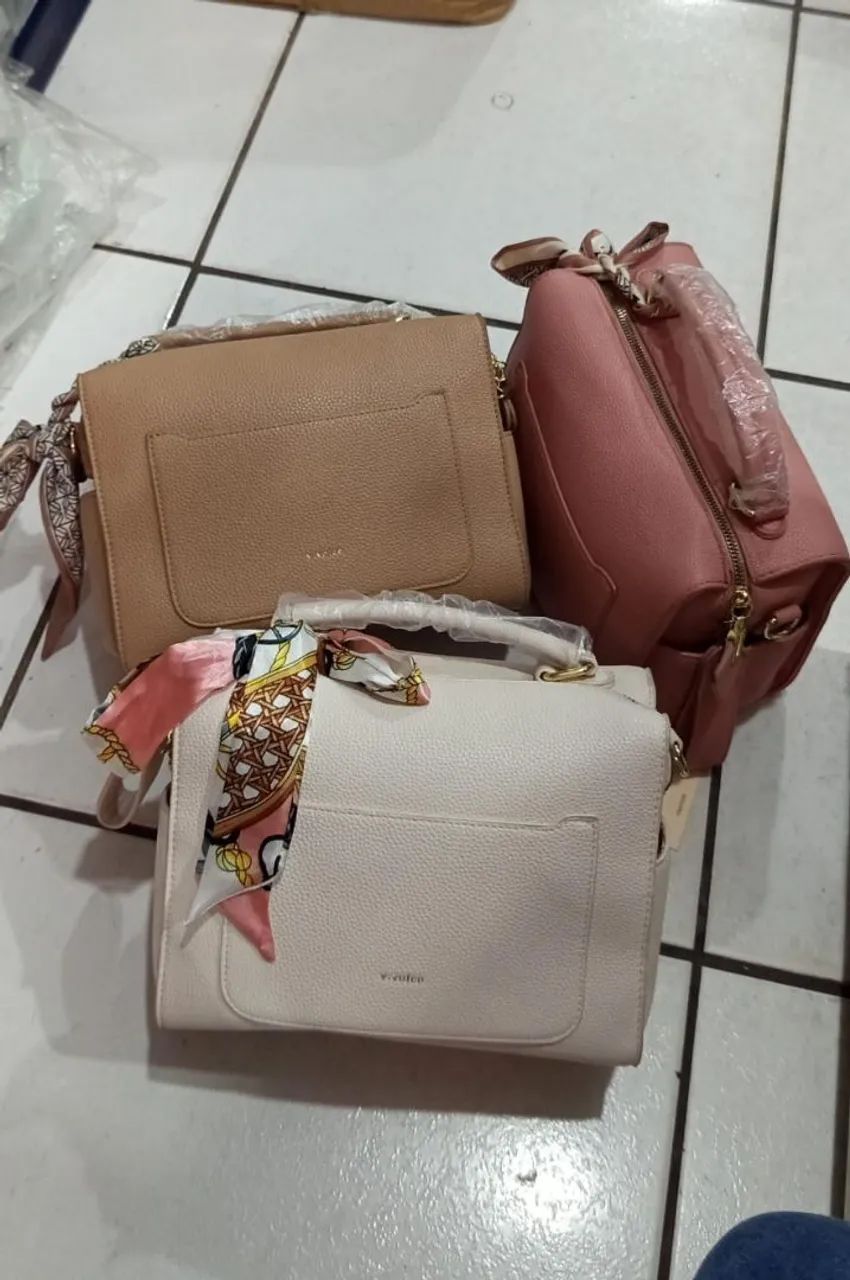 3 Bolsas de Luxo - Preço Imperdível!