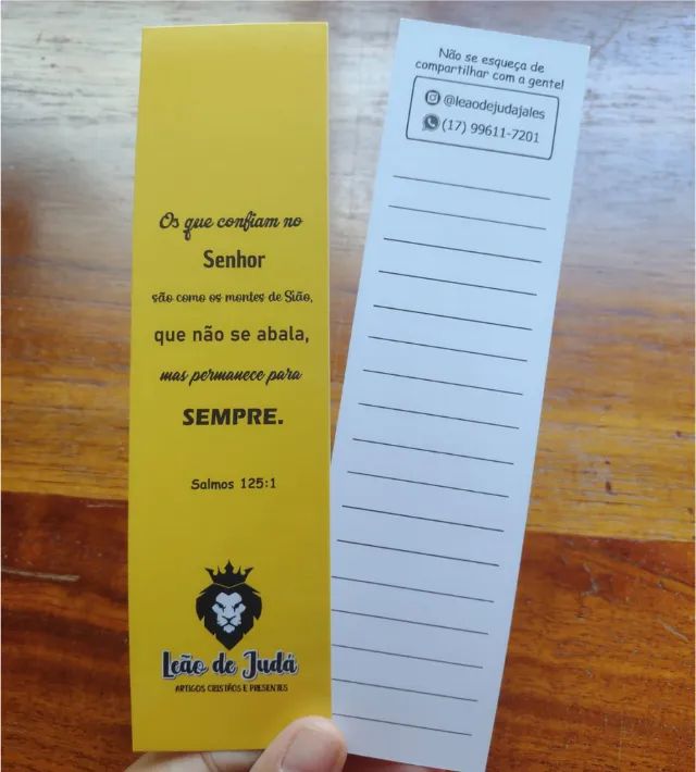 MARCADOR DE PÁGINA PERSONALIZADO (ver informações adicionais) - Foto 4