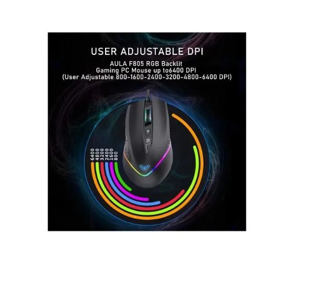 Mouse gamer 6400DPI -Novo/importado - Foto 5