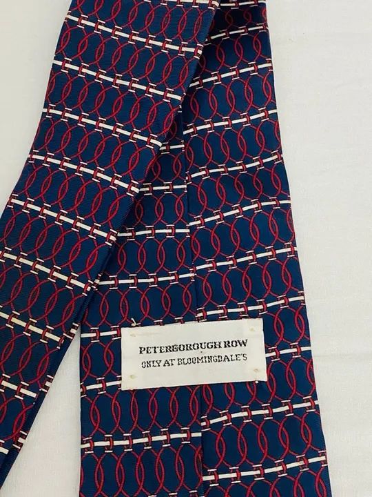 gravata peterborough azul estampada bom estado - Foto 5