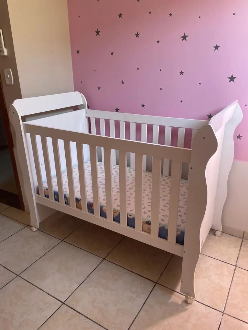 Berço infantil branco - Foto 5