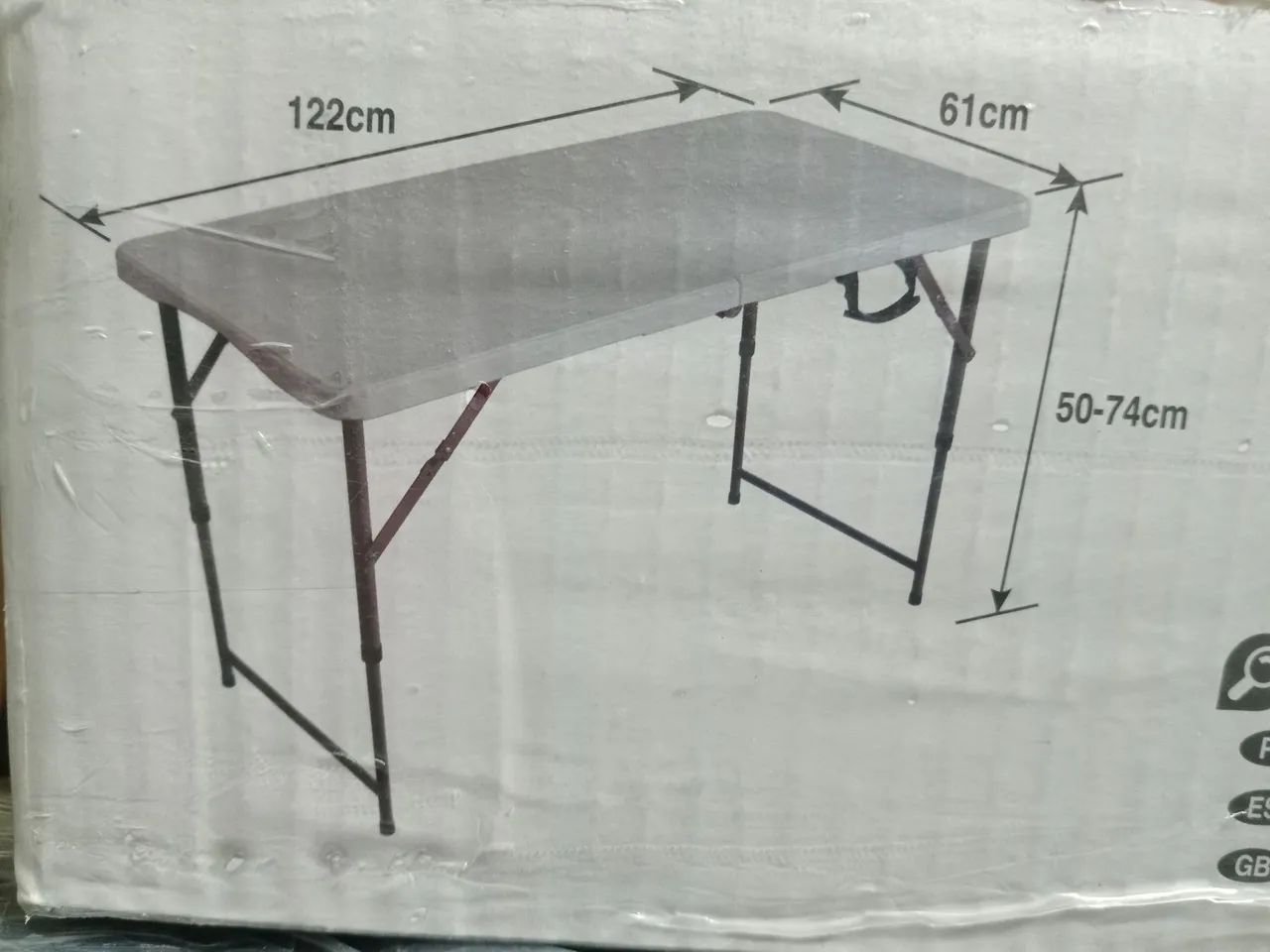 Mesa  Dobrável Maleta (nova na caixa) - Foto 2