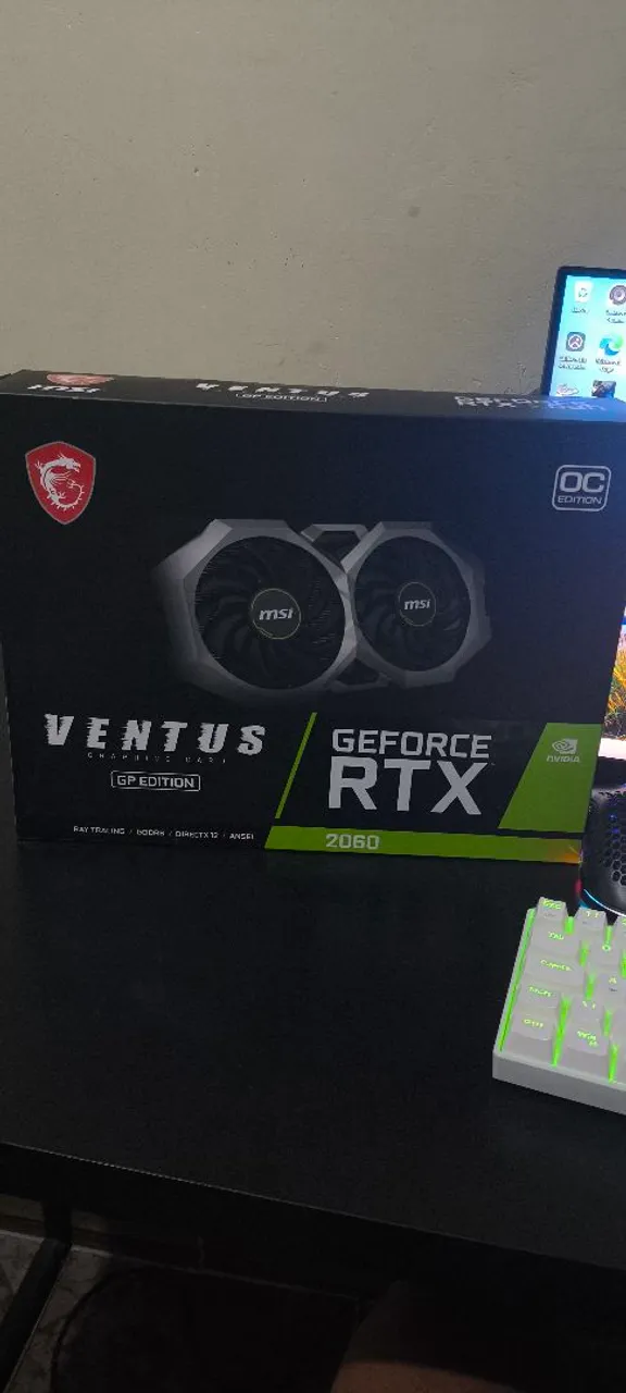 Placa de Vídeo MSI GeForce RTX 2060 Ventus OC Edition