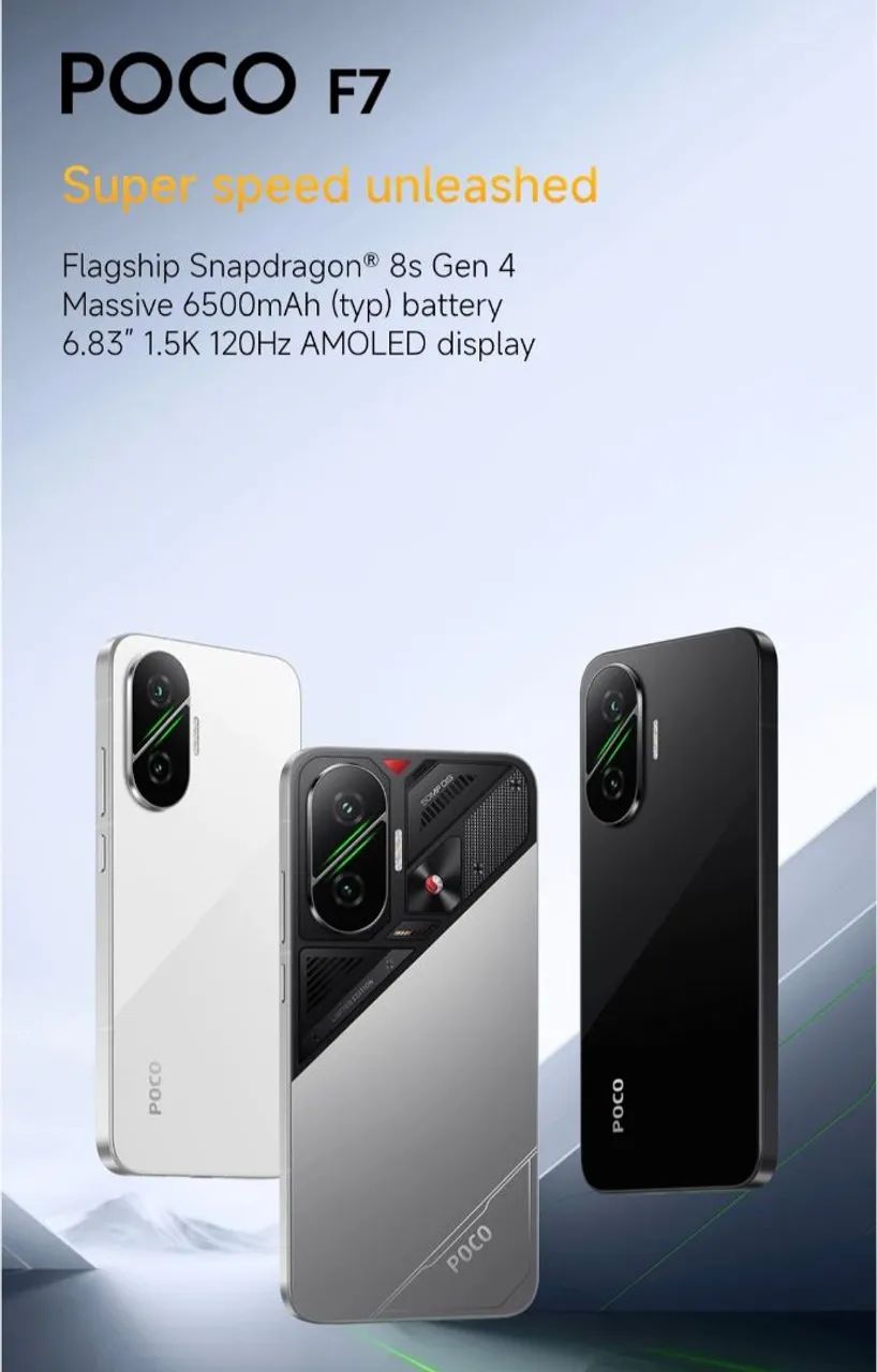 Xiaomi POCO F7 5G NFC 256gb 12gb RAM Global lacrado na caixa com