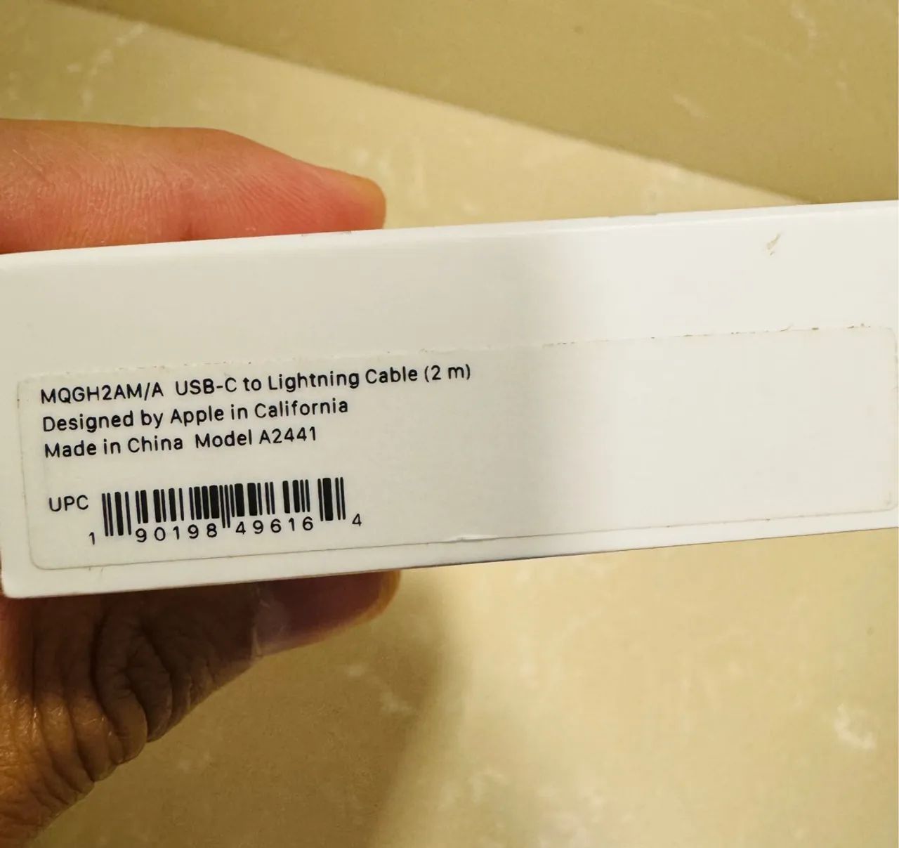 Cabo USB-C para Lightning Apple 2m novo lacrado 240w - Foto 3