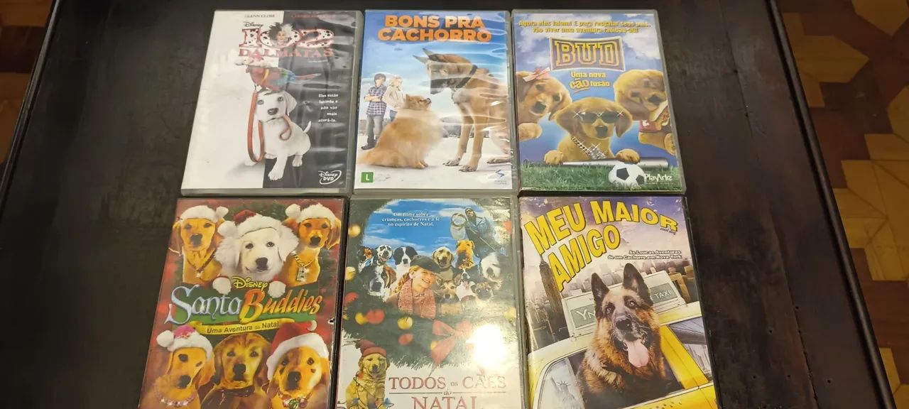  DVDs de filmes infantis com cachorros - Foto 2