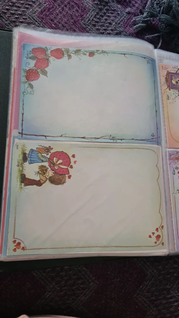 Lote 3 - papel carta anos 80 - Foto 2