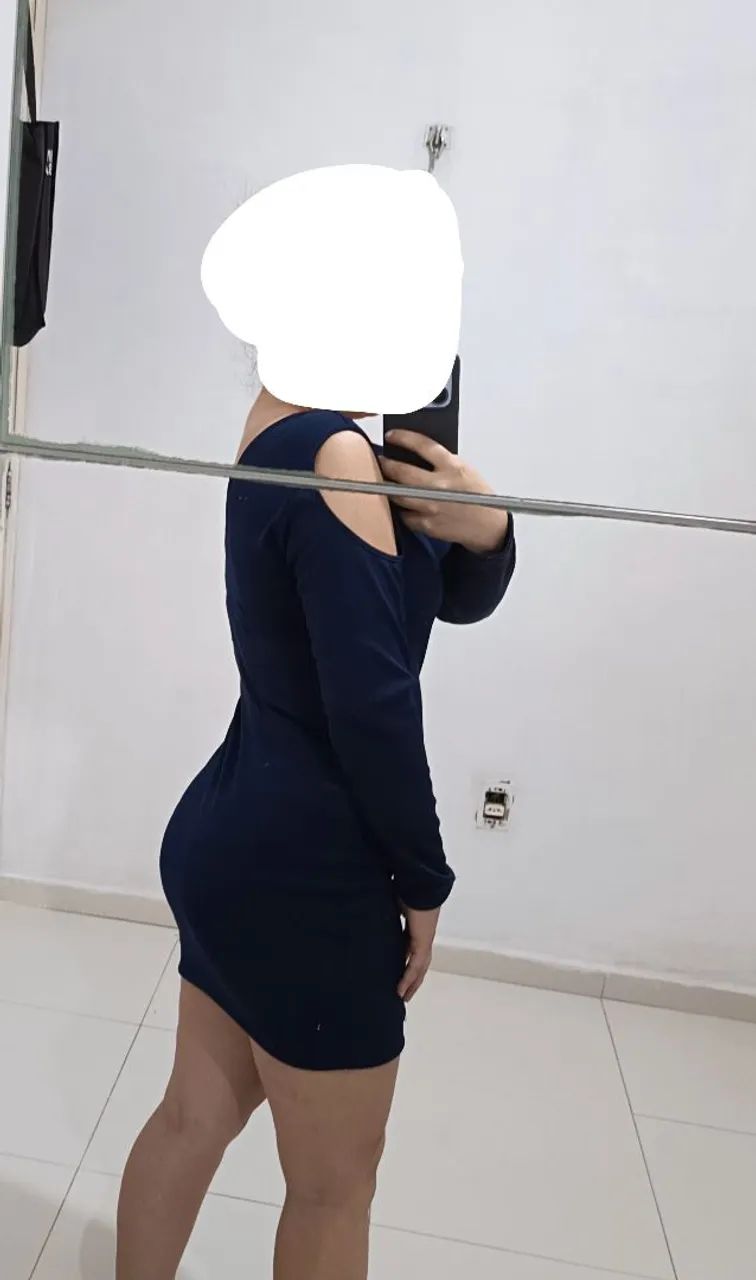 Vestido azul marinho  - Foto 3