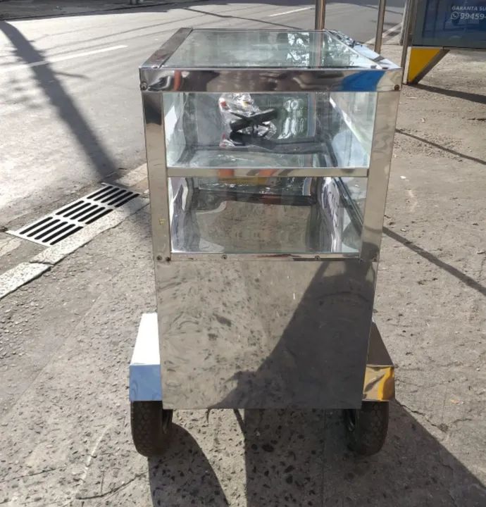Carrinho de venda para lanches - Foto 2
