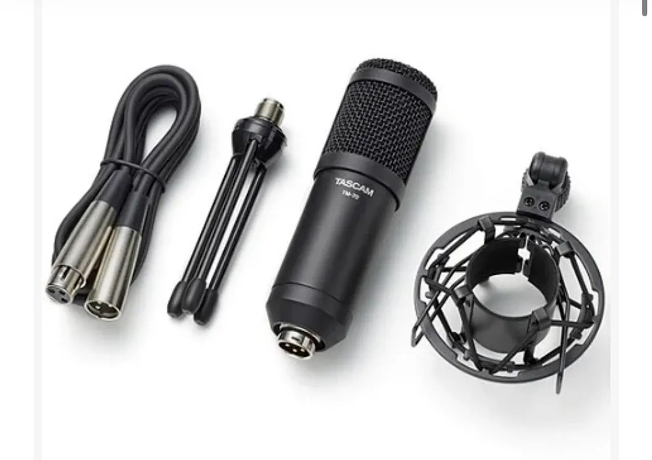 Tascam TM-70 | Microfone Dinâmico | Perfeito para Podcasts e Streaming | Preto - Foto 3