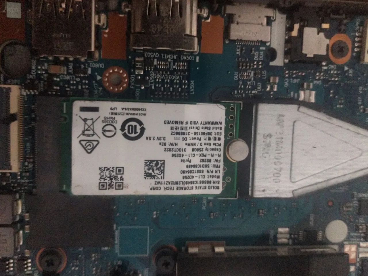 SSD 256GB NVMe M.2 - Novo - Foto 2