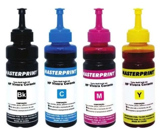 TINTA HP CORANTE UNIVERSAL VIVERA MASTERPRINT 100ML - Foto 2