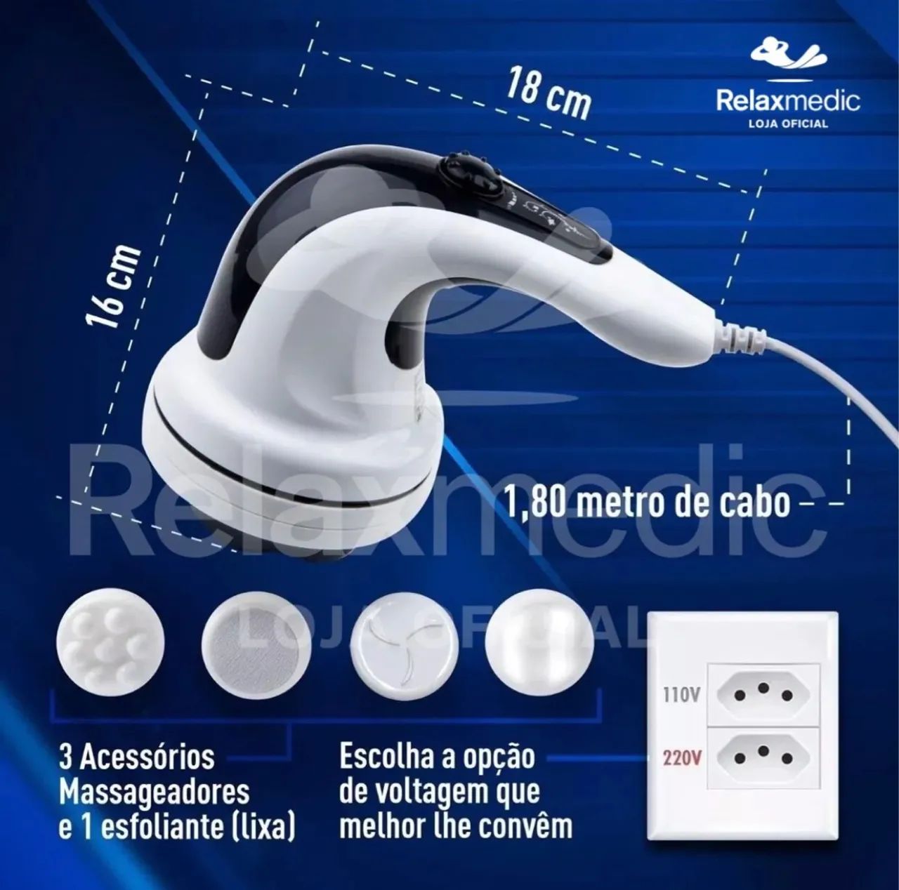 Massageador - RelaxMedic Orbit Massage - Foto 6