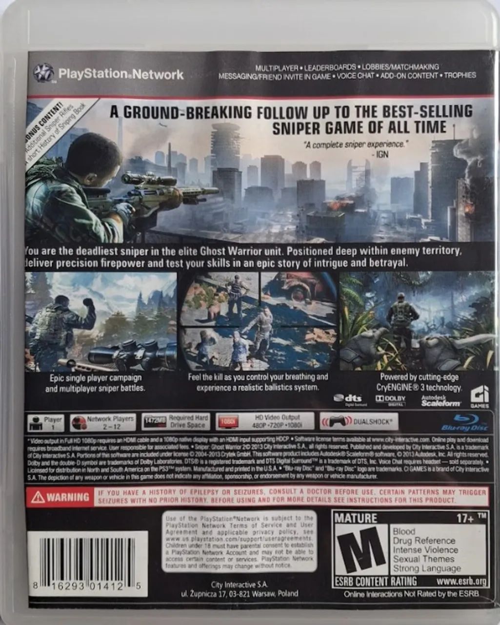 Sniper 2 Ghost Warrior - PS3 - Foto 2