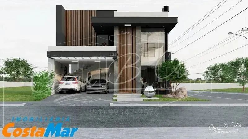 Linda casa em condomínio.