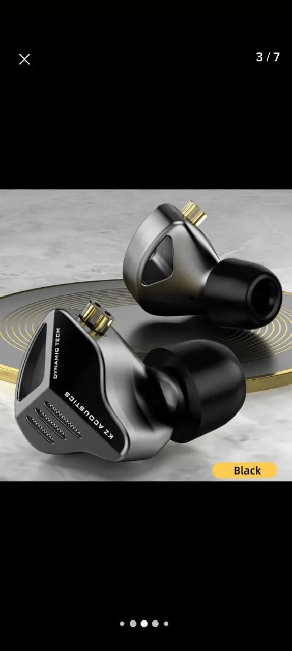 Fone de ouvido kz zvx retorno de palco gamer - Fones de Ouvido