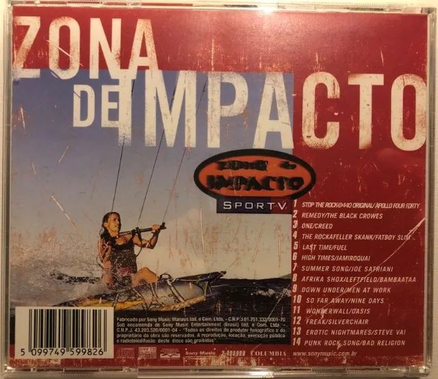 Cd Rock Zona De Impacto (creed, Oasis, Crowes, Etc) - Foto 2