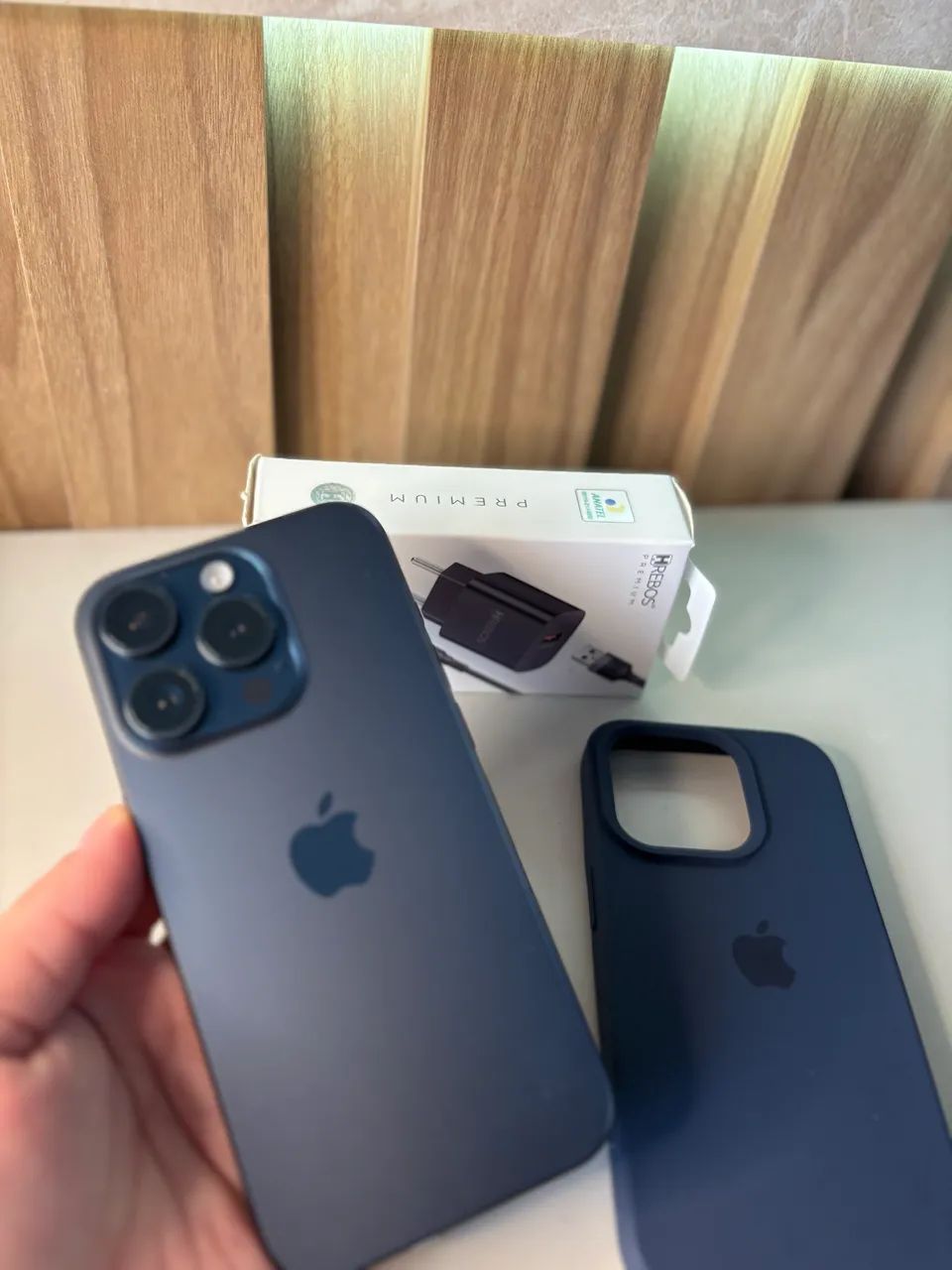 iphone 15 pro 128gb bateria 91% impecável  - Foto 3