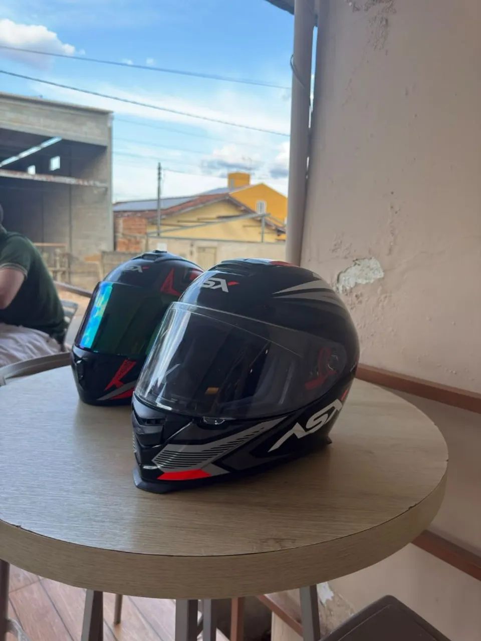 Capacete asx Eagle e Draken - Foto 2