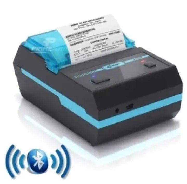 Mini impressora térmica portátil bluetooth Knup Kp-1020 - Foto 2
