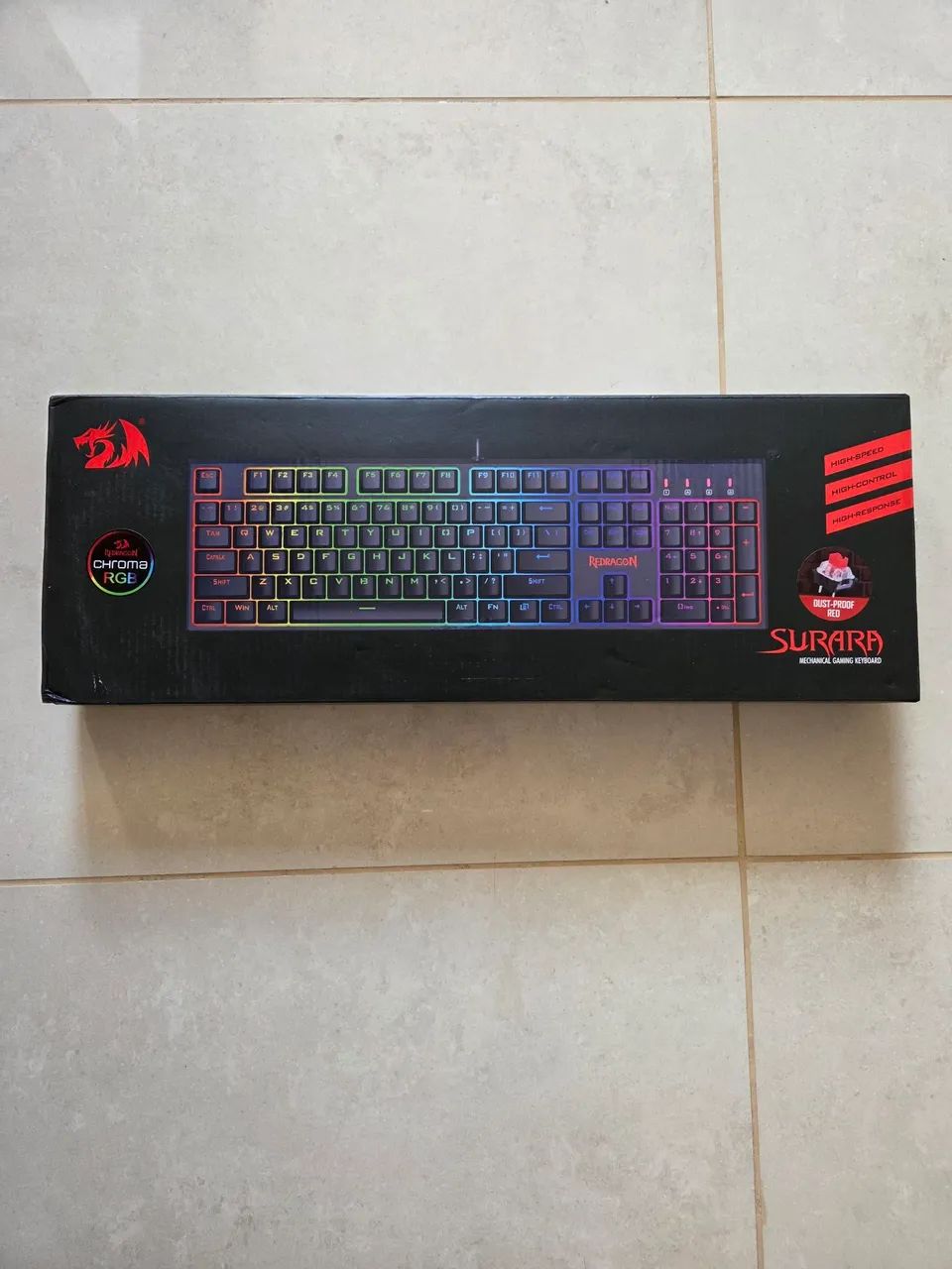 Teclado mecanico red dragon