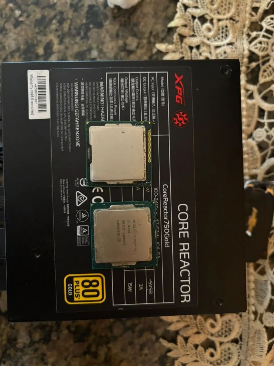 Processadores i5 e fonte 750w