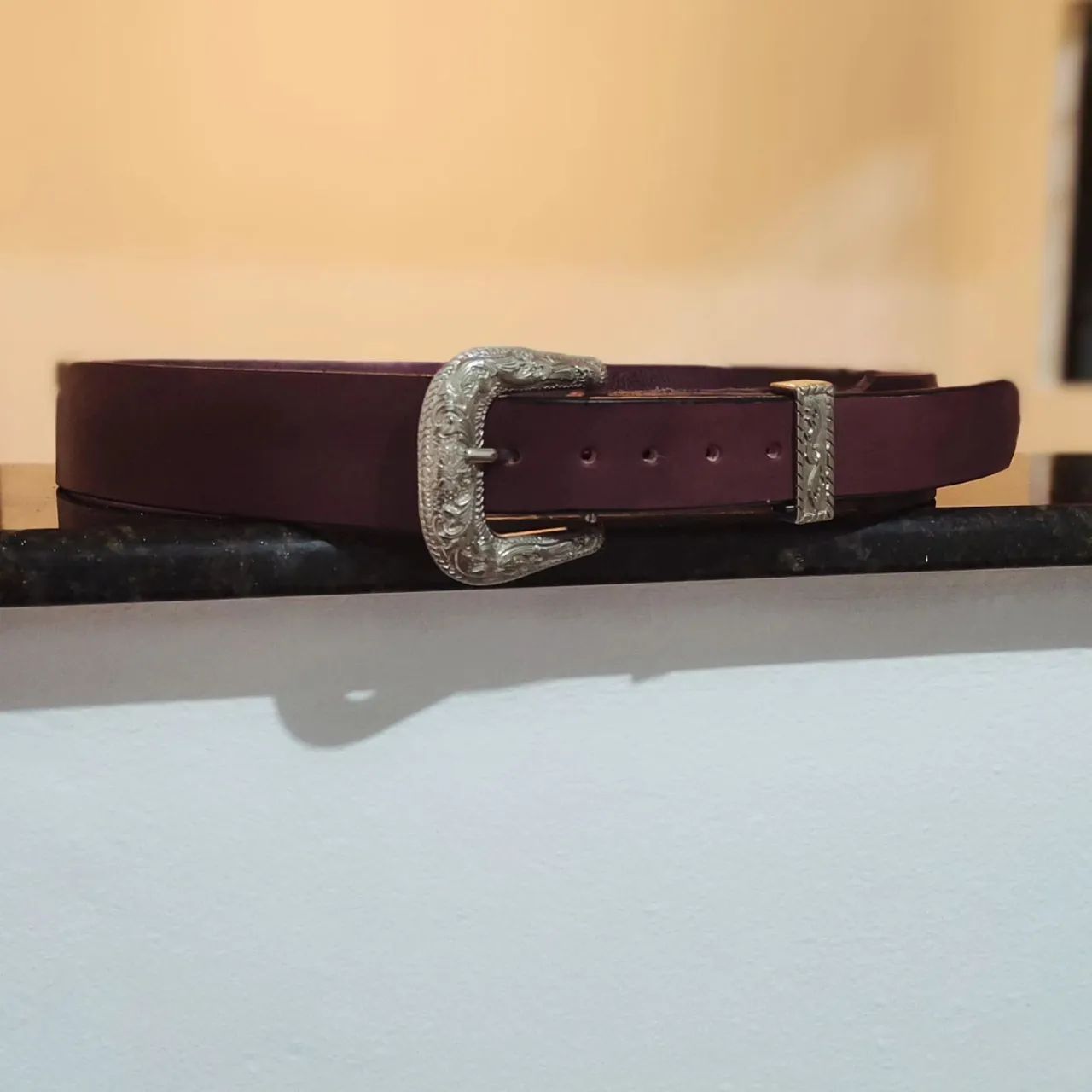 Cintos em couro artesanal 