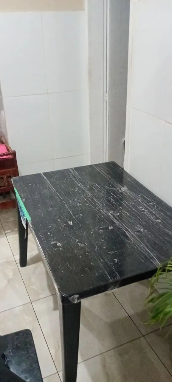 Mesa de Plástico Quadrada Desmontavel  - Foto 3