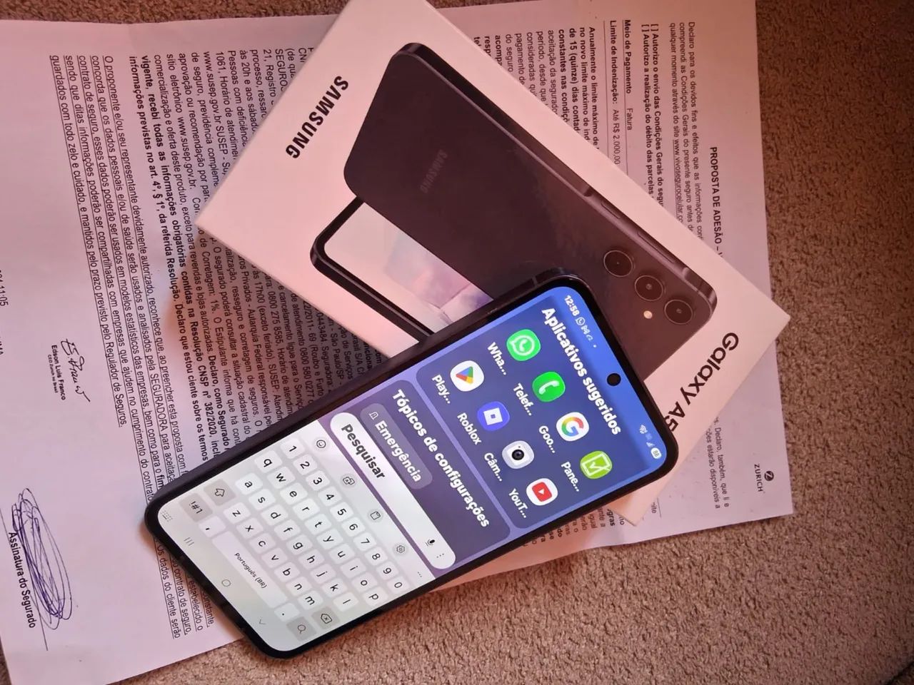 A55 Samsung novinho