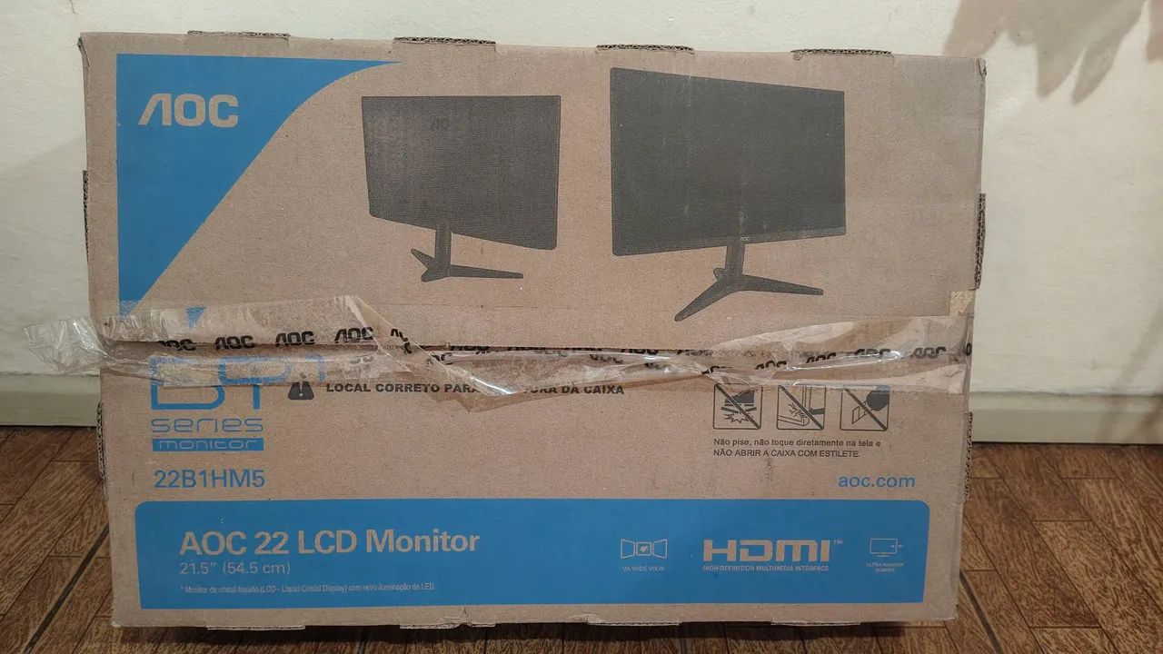 Monitor AOC de 21,5 polegadas resolução Full HD - Foto 3