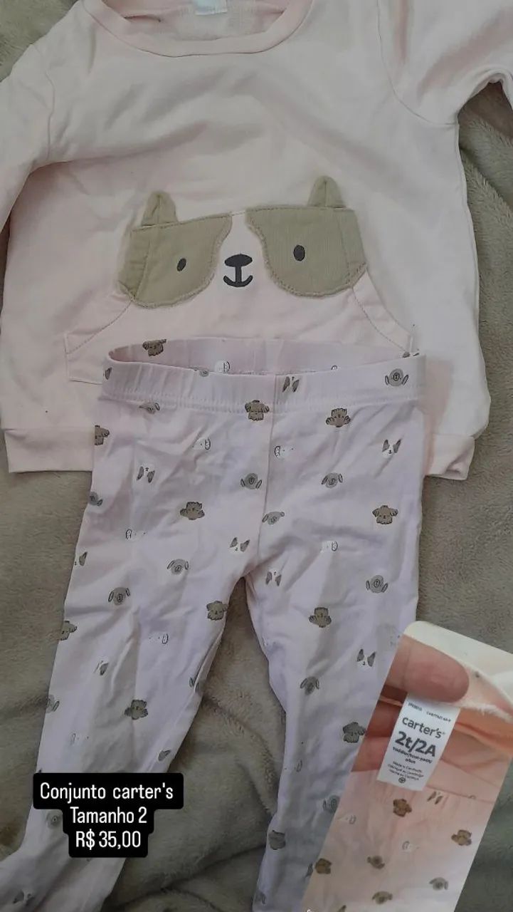Conjunto menina Carter's