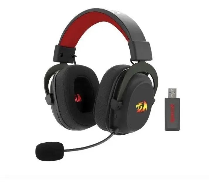 Headset sem fio Redragon Zeus PRO RGB - Foto 2
