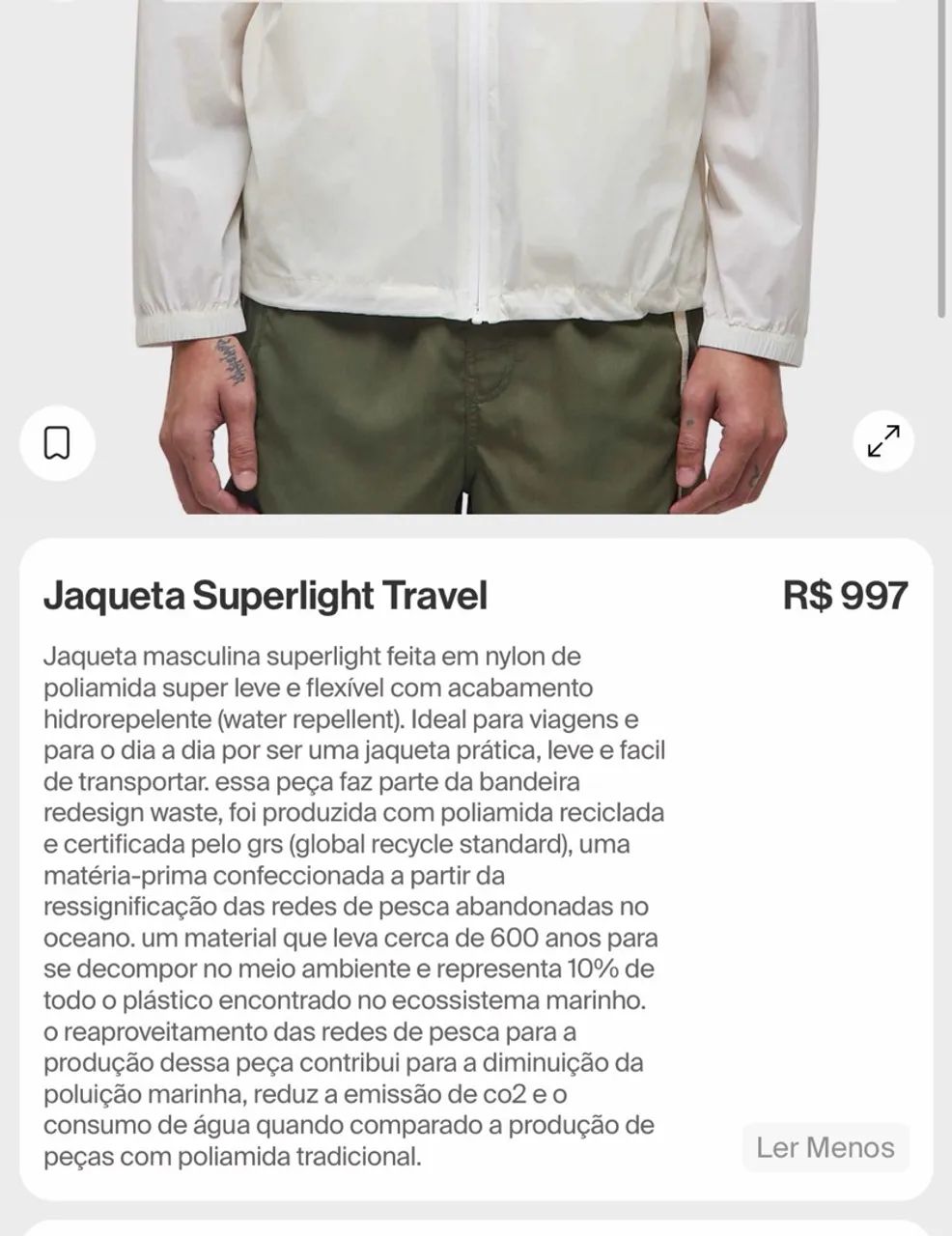 Corta vento osklen G - Foto 5