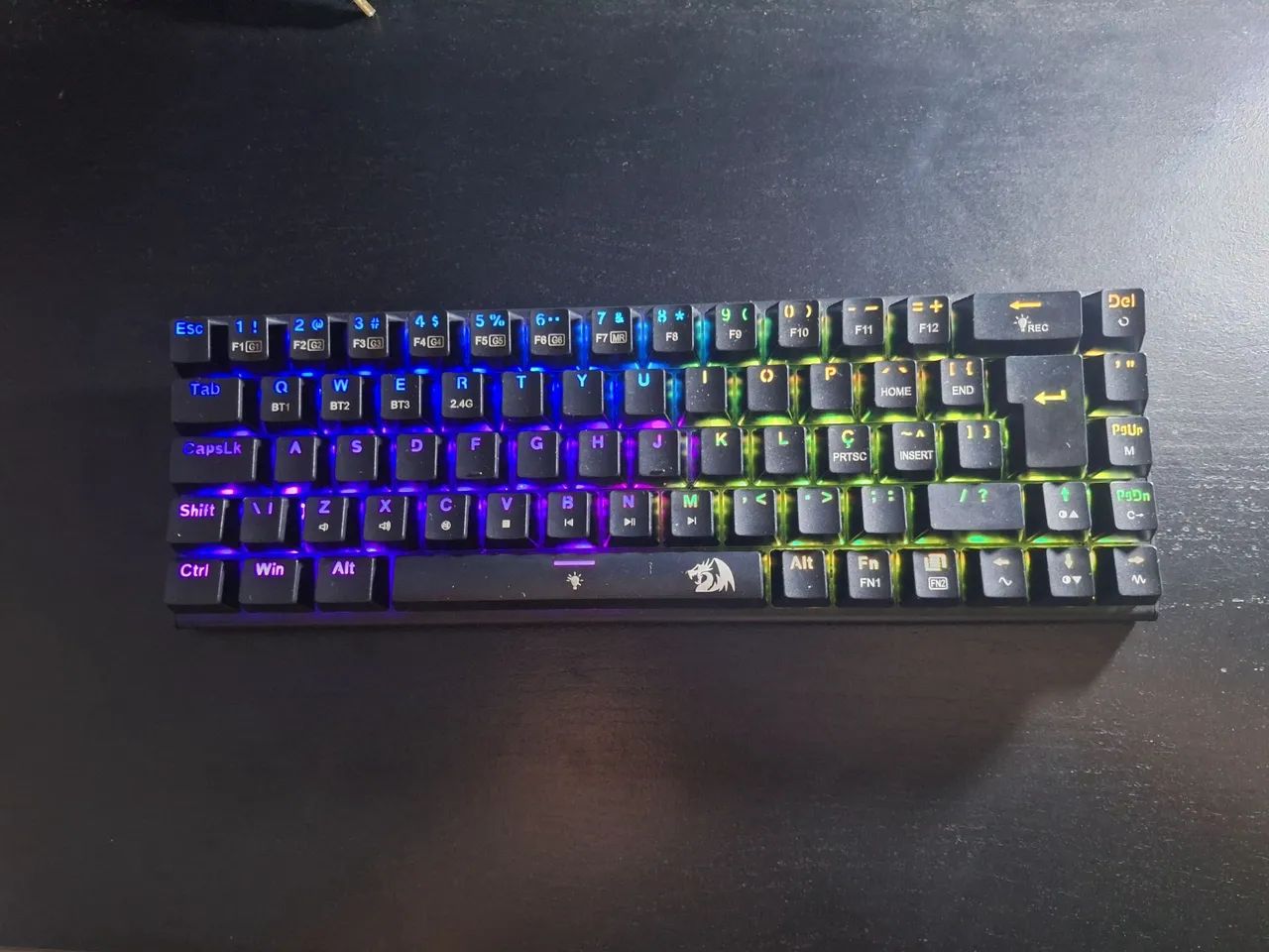 Teclado mecânico Redragon Ryze Pro - TRI-MODE  - Foto 5