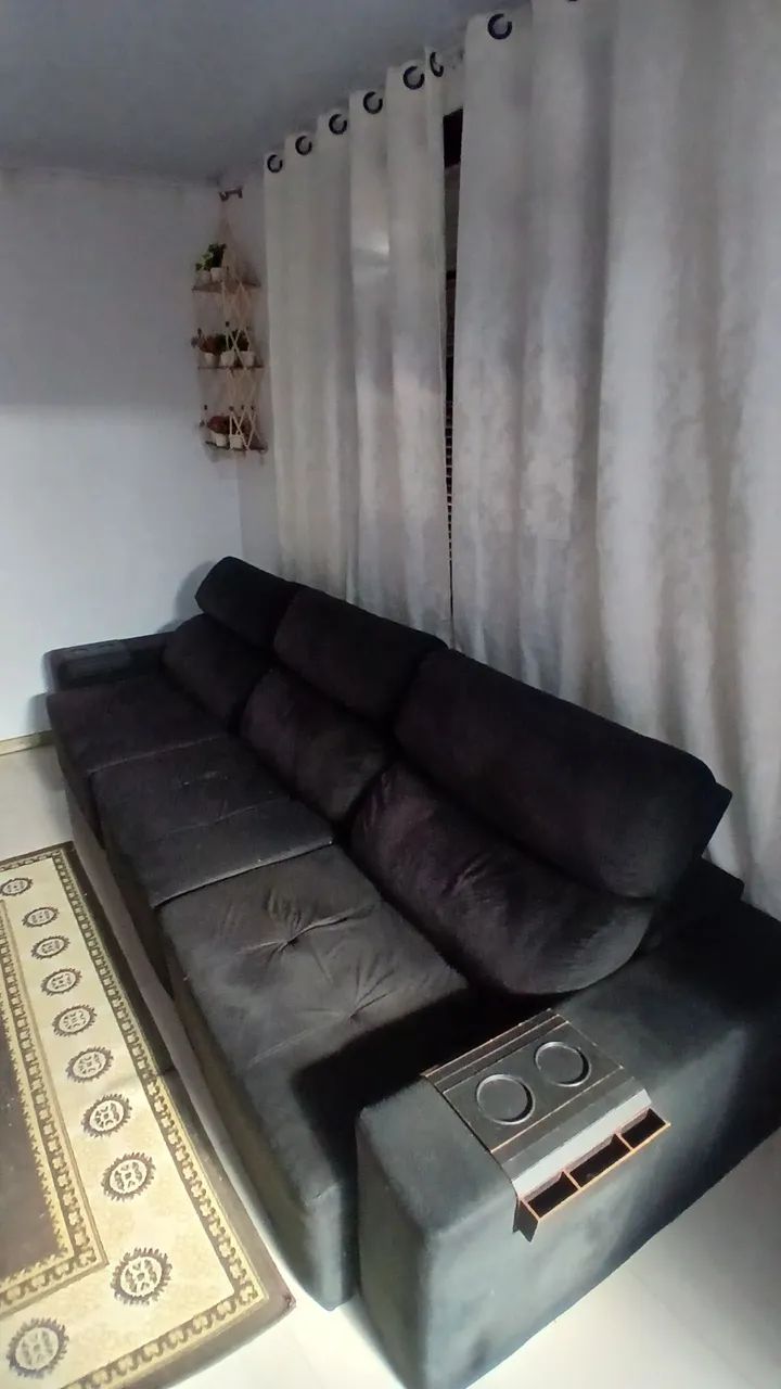 Vendo Sofá retrátil 3 lugares - Foto 2