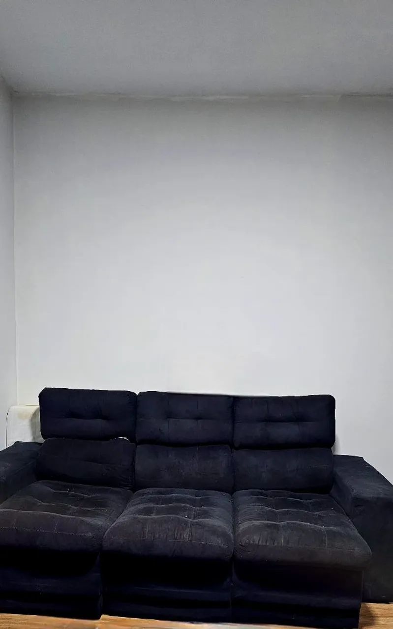 Sofá 3 lugares  retrátil 