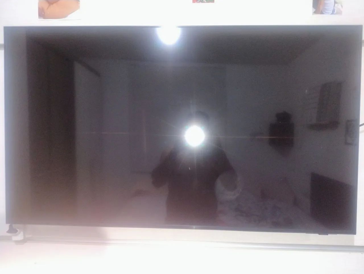 TV SEMI-NOVA SAMSUNG 55 POLEGADAS EM PERFEITO ESTADO SEM NEMHUM TIPO DE PROBLEMA. - Foto 2