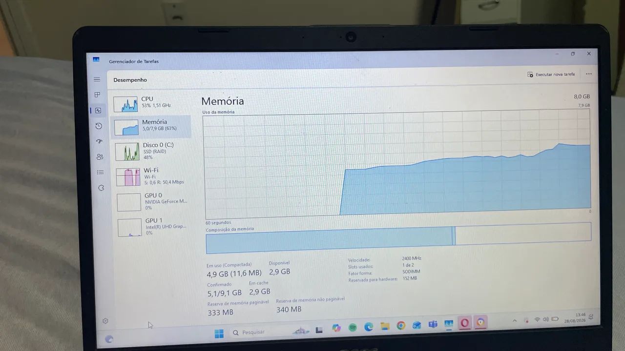 Acer Aspire 5 com SSD 8GB de RAM - Foto 3