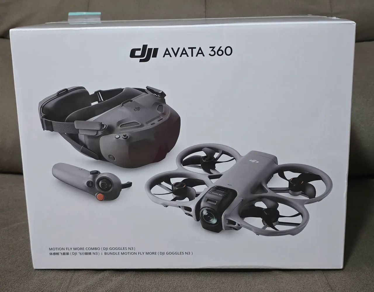 DRONE DJI AVATA 360 FLY MOTION COMBO COM ÓCULOS NOVO, LACRADO À PRONTA ENTREGA 