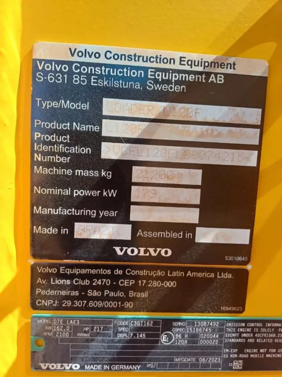 Carregadeira Volvo a venda financiada - Foto 4