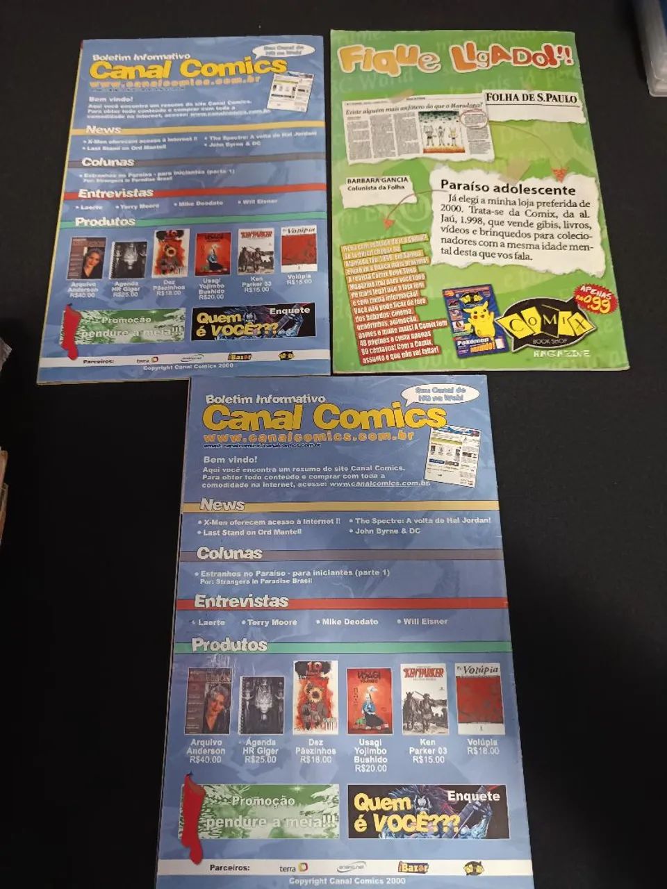 Combo revistas Comix Milênio  - Foto 2