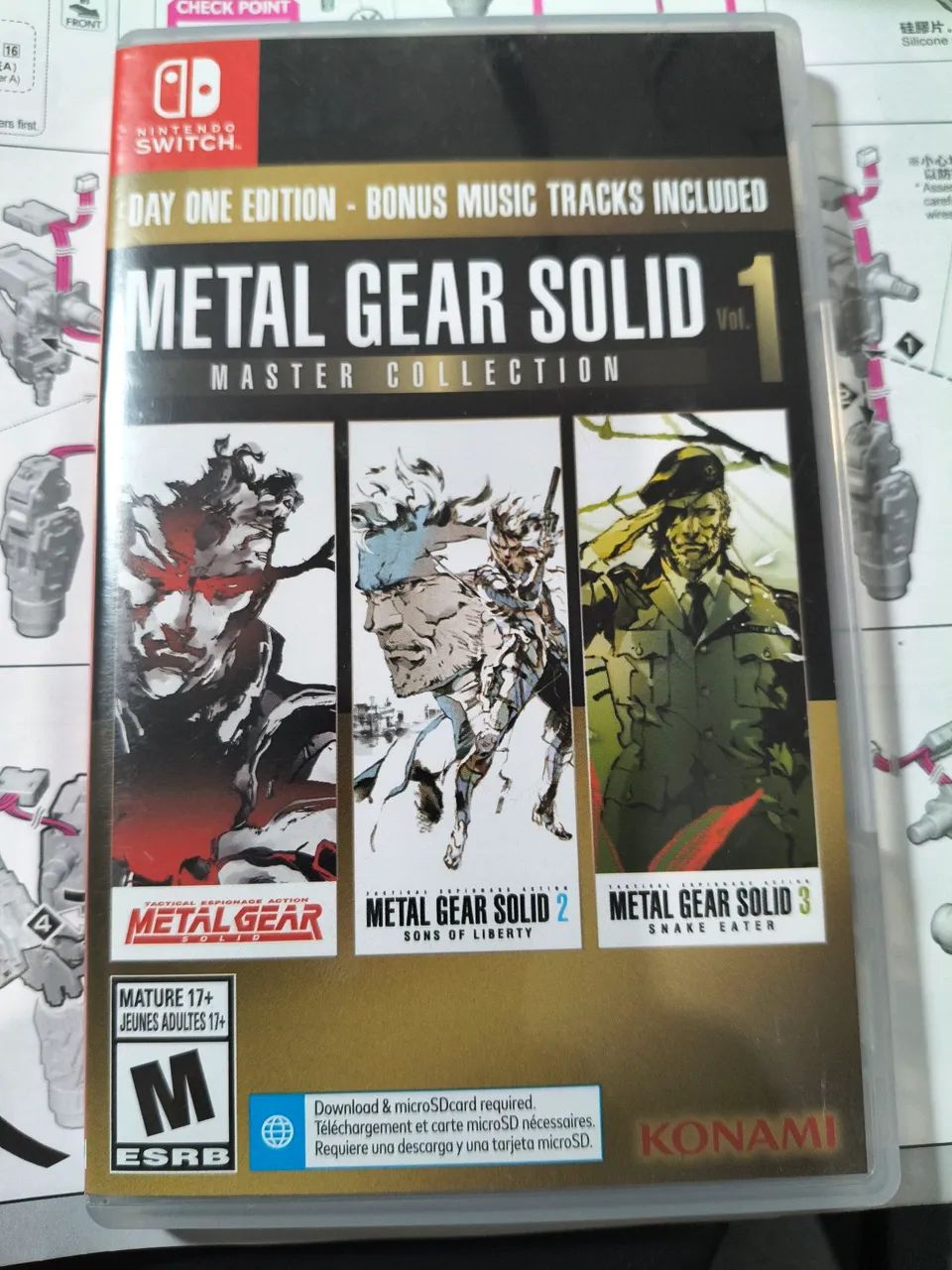Jogo Metal Gear Solid Master Collection Nintendo Switch