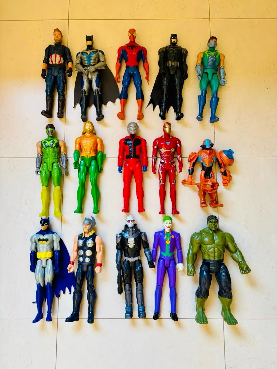 Heróis Marvel Original - Kit com 15 bonecos