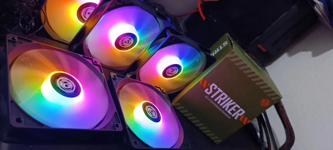 Kit de fans RGB C/instalação grátis! - Foto 4