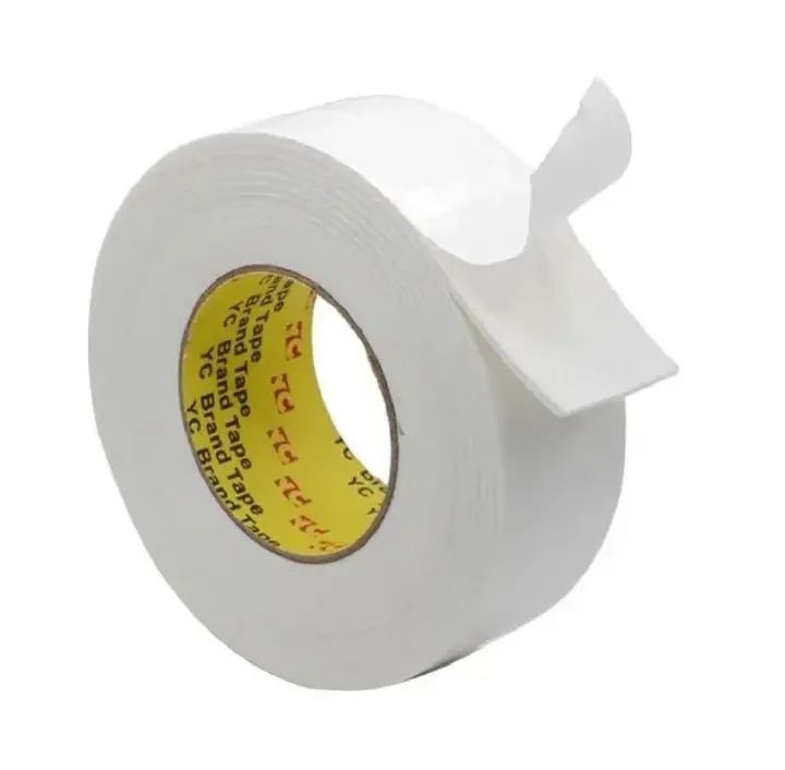 Fita de espuma dupla face 5M x 50mm branca. - Foto 3